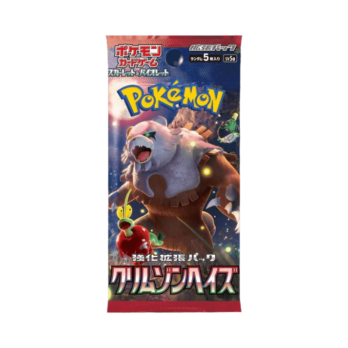 BOOSTER POKÉMON CRIMSON HAZE (sv5a) - japon toujours