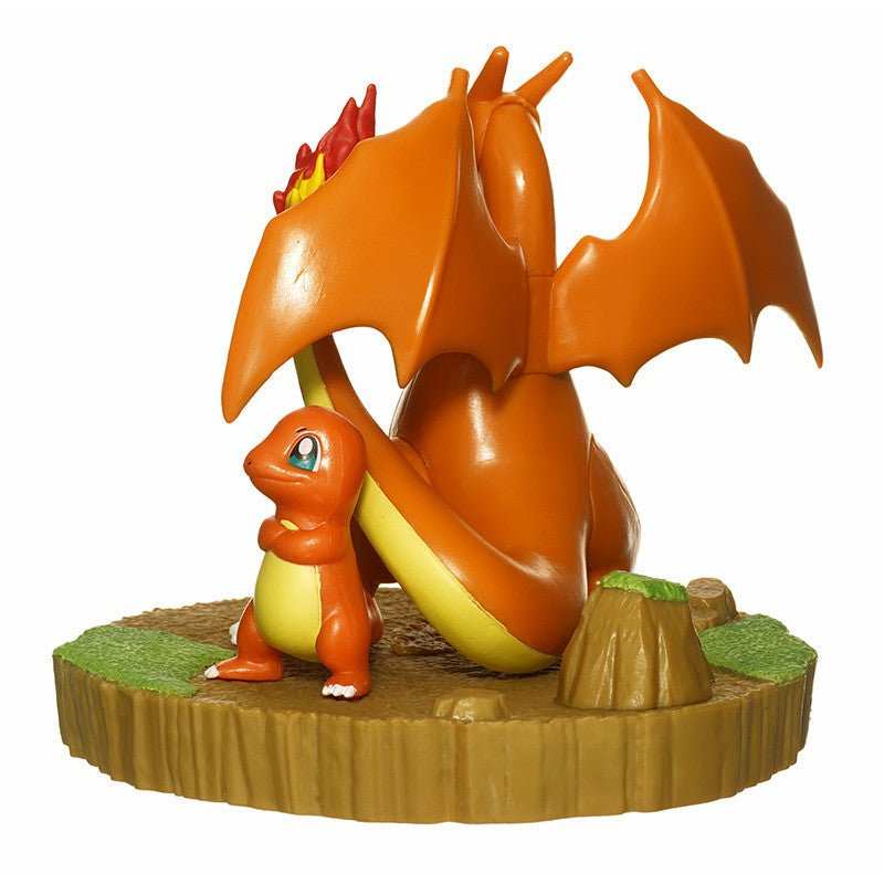 Figurine Pokémon - Salamèche et Dracaufeu bandai - japon toujours