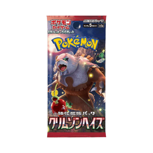 BOOSTER POKÉMON CRIMSON HAZE (sv5a) - japon toujours