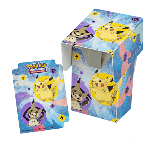 DECK BOX 80+ POKéMON PIKACHU ET MIMIQUI - ULTRA PRO - japon toujours