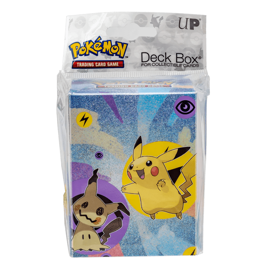 DECK BOX 80+ POKéMON PIKACHU ET MIMIQUI - ULTRA PRO - japon toujours