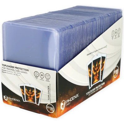 Phoenix Shield - Sleeves - Renforcées - Toploader - 3x4" Clear Regular - par 100 - japon toujours