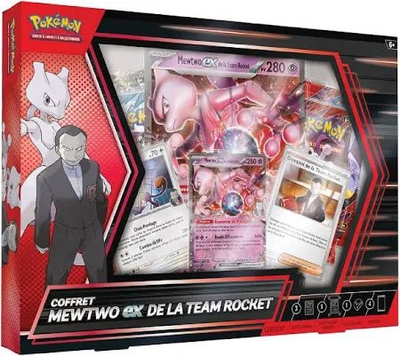 Pokémon Coffret Mewtwo Ex de la Team Rocket - japon toujours