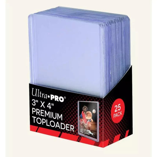 Ultra PRO : 25 Toploader Ultra Clear Premium (3"x4") - japon toujours